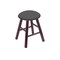 Holland Bar Stool Co Maple Vanity Stool, Dark Cherry Finish, Canter Saddle Seat RC18MSDC004 - alternate 1